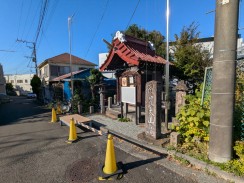 不動堂東側から